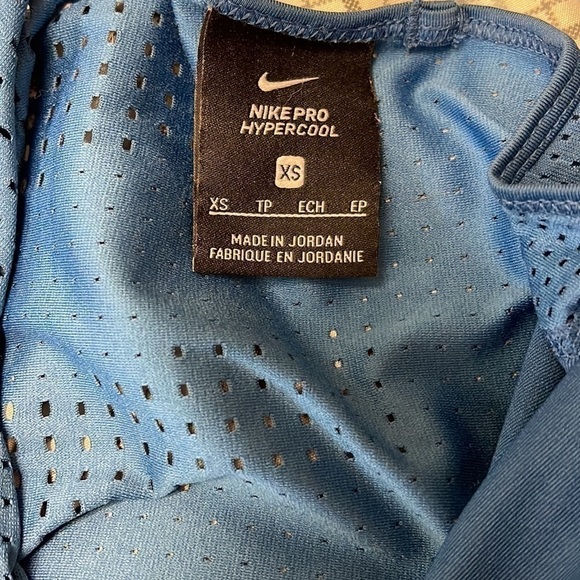 Nike Pro Hypercool Tank Top Womens Size X- Small Blue Workout Yoga, Gym, Run - Picture 5 of 5